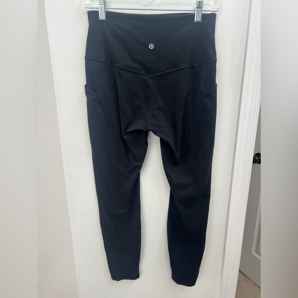 Lululemon Black Womens Leggings Size 8